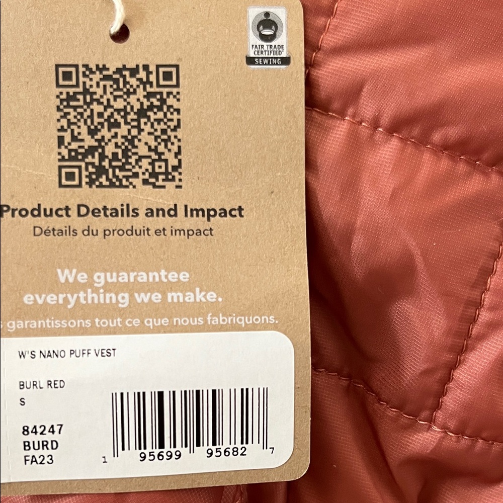 Patagonia Brick Quilted Vest - Picture 9 of 9